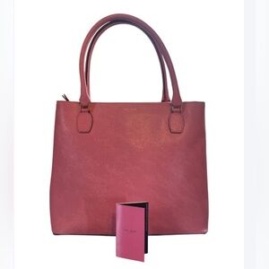 RARE! Kate Spade BoarSkin Leather Pink handbag MADE IN ITALY 🇮🇹